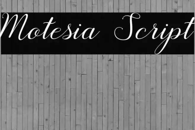 Motesia Script Example 1