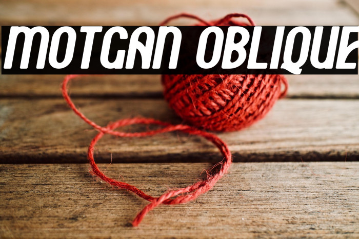 Motgan Oblique Example 1