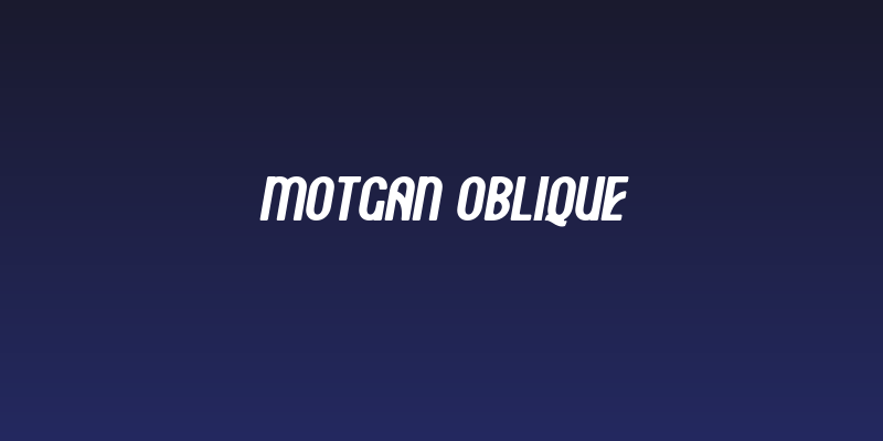 Motgan Oblique Social Header