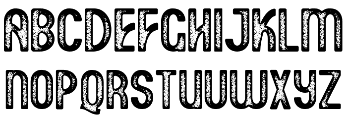 Motgan Stamp Font LOWERCASE