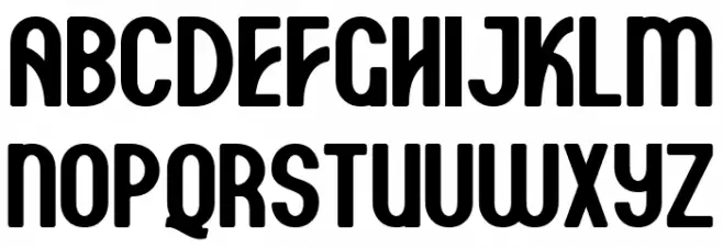 Motgan Schriftart Groß