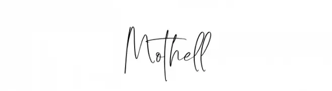 Mothell  Frei Schriftart Herunterladen