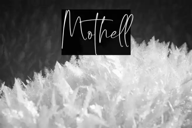 Mothell خط examples