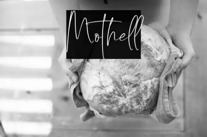 Mothell خط examples