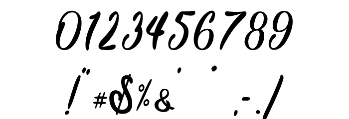 Mother Batik - Personal Use Font OTHER CHARS