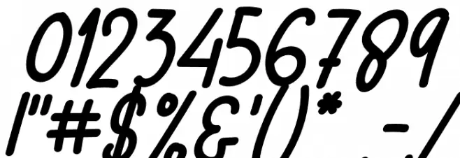 Mother Bear Italic Font OTHER CHARS