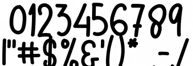 Mother Bear Font OTHER CHARS