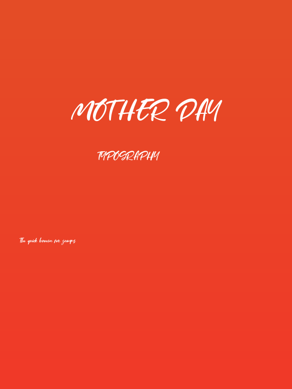 Mother Day Poster