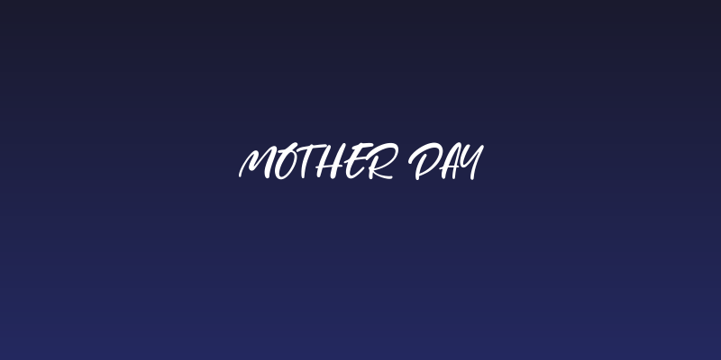 Mother Day Social Header