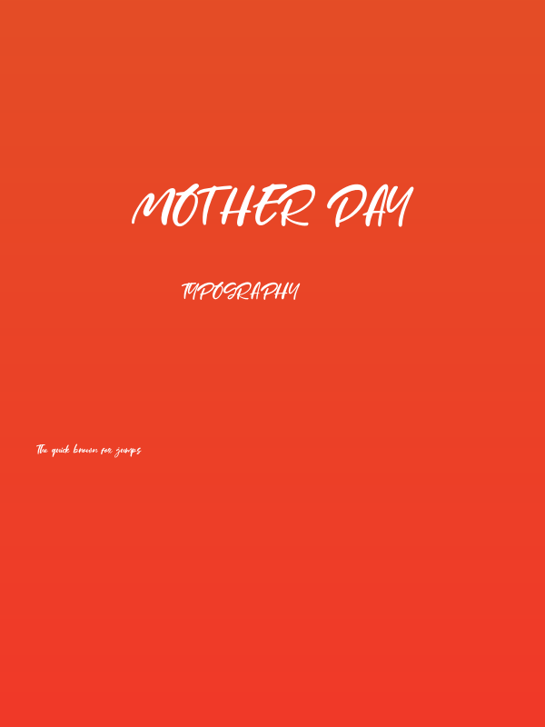 Mother Day Poster