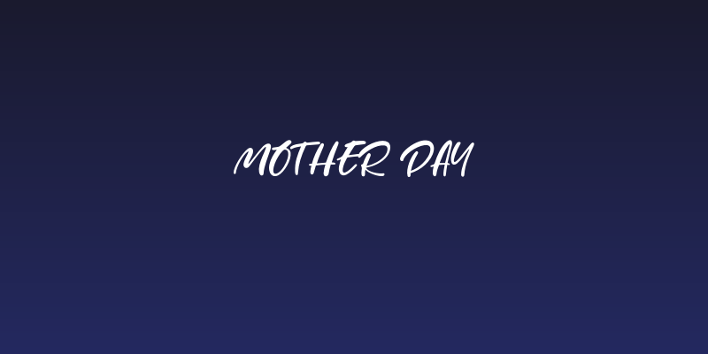 Mother Day Social Header