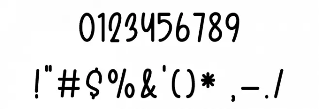 Mother Display Font OTHER CHARS