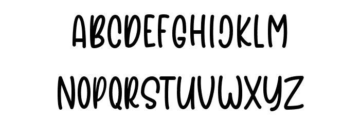 Mother Display Font UPPERCASE