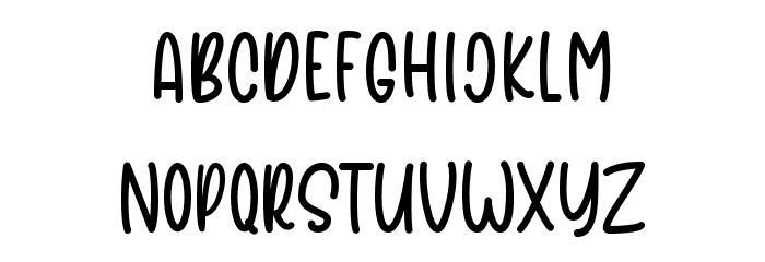 Mother Display Font LOWERCASE