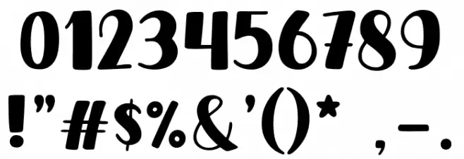 Mother Glow Font Alte caractere