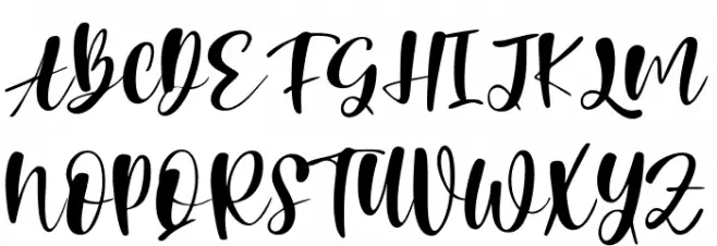 Mother Happy Schriftart Groß