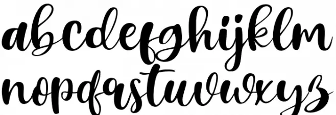 Mother Happy फ़ॉन्ट लोअरकेस