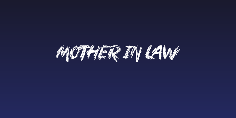 Mother In Law Social Header