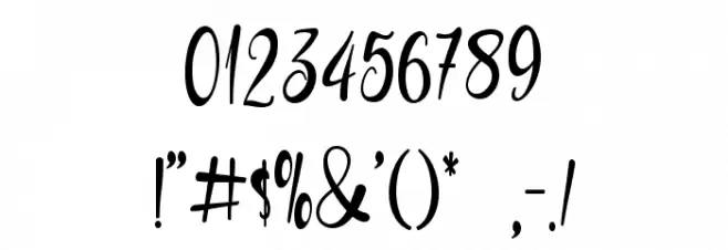 Mother Love Font OTHER CHARS