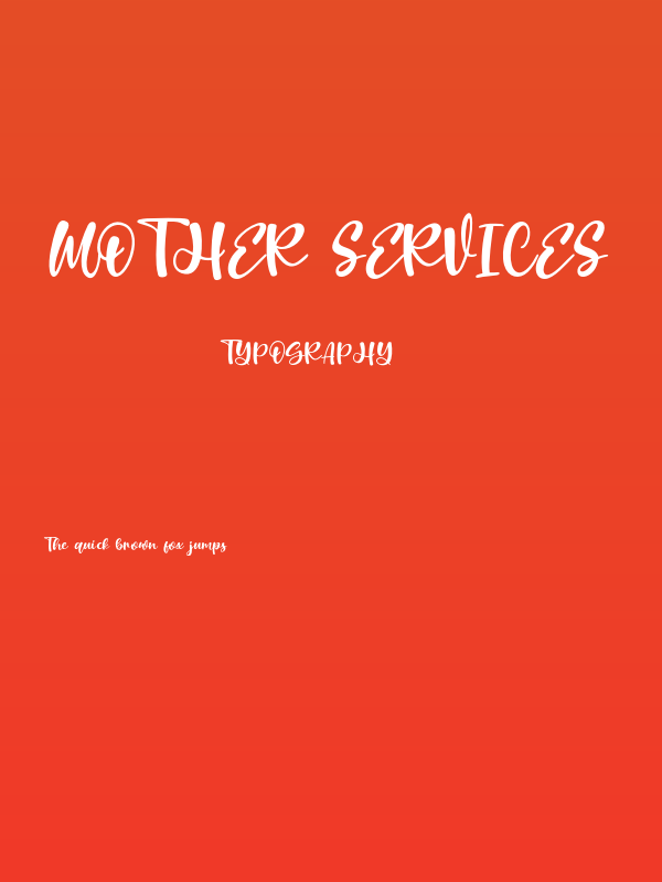 Mother Services Poster