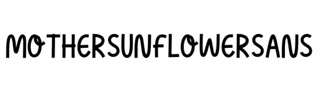Mother Sunflower Sans  Fuentes Gratis Descargar