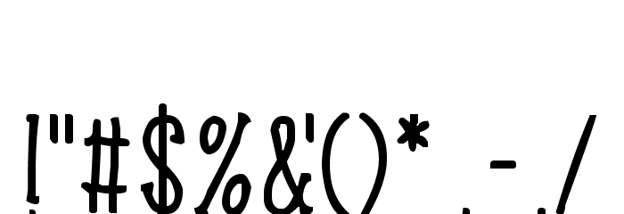 Mother Wonder Font OTHER CHARS