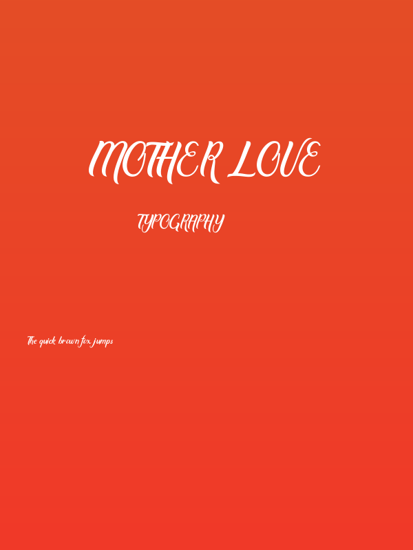 Mother love Poster