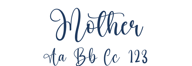 Mother Font Preview
