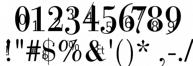 MotherAndChild Font OTHER CHARS