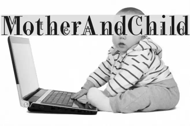 MotherAndChild Font examples