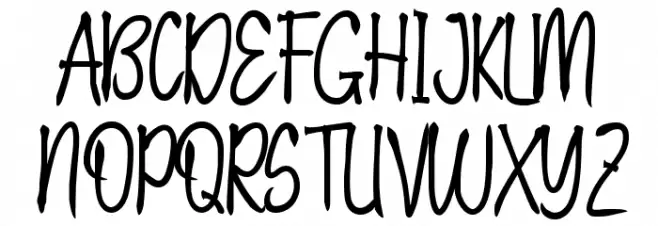 Motherblood - Personal Use Font Litere mari