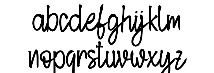 Motherblood - Personal Use Font LOWERCASE