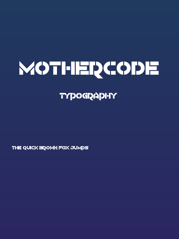 Mothercode Poster