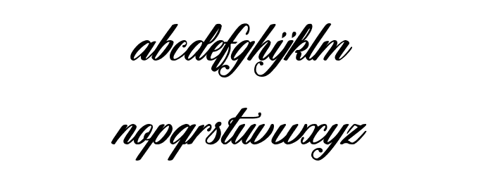 Motherland Font LOWERCASE