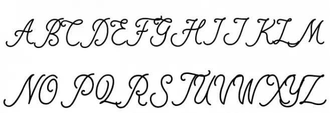 MotherlineDEMO Font UPPERCASE