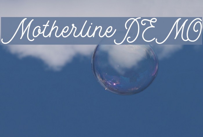 MotherlineDEMO Font examples