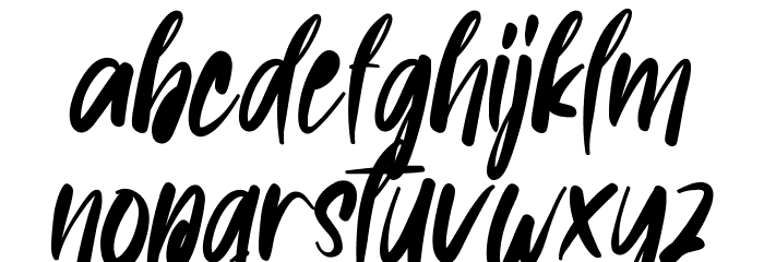 Motherly Font LOWERCASE