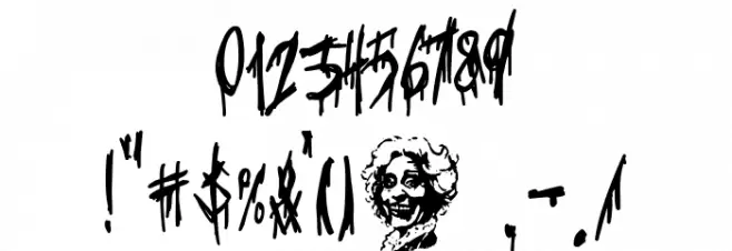 Mother's Day in Spain Font OTHER CHARS