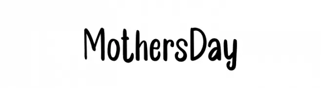 Mothers Day  Frei Schriftart Herunterladen