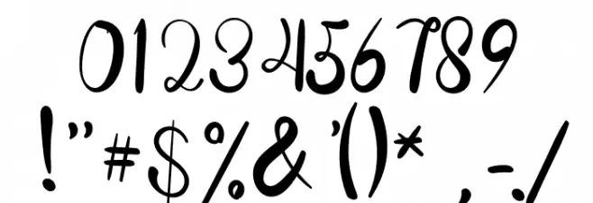 Mothers Day Font OTHER CHARS