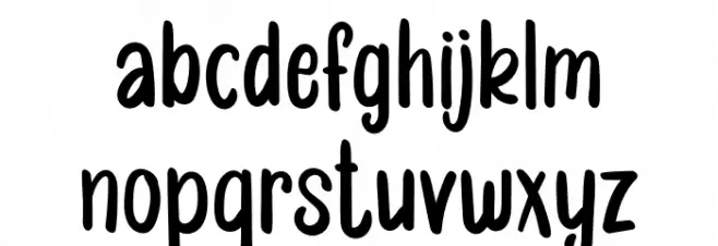 Mothers Day خط أحرف صغيرة