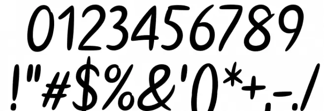 Mother's Touches Font OTHER CHARS