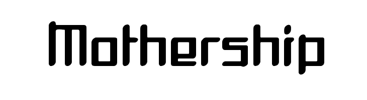 Mothership  免费字体下载