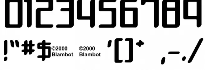 Mothership Font OTHER CHARS