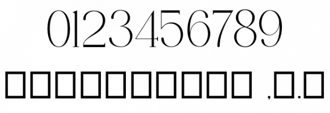 Motherva Font OTHER CHARS