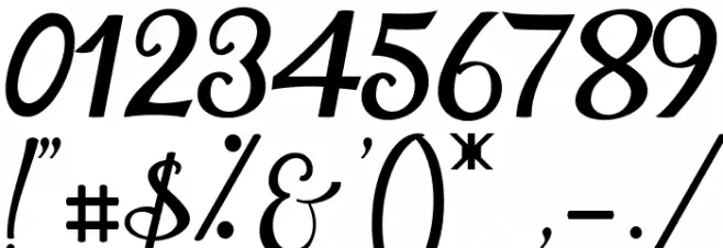 Mothius Font OTHER CHARS