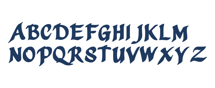 Mothproof Script Uppercase