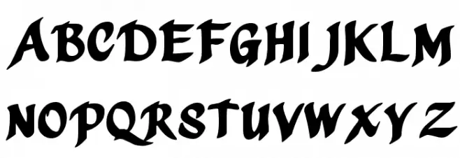 MothproofScript Font UPPERCASE