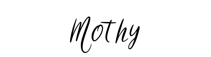 Mothy  नि: शुल्क फ़ॉन्ट्स डाउनलोड