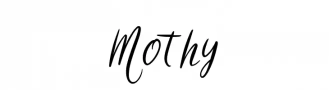 Mothy  フリーフォントのダウンロード